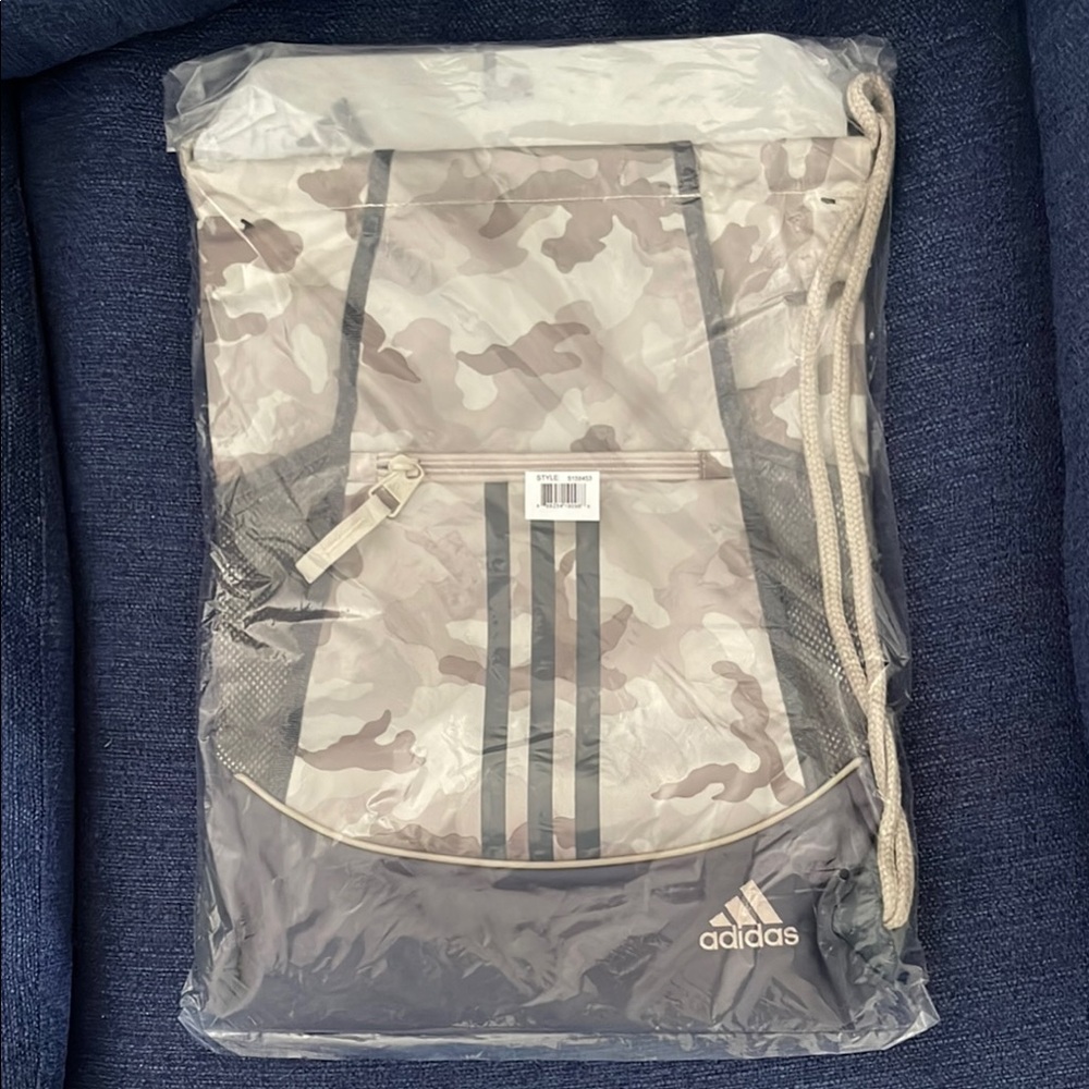 Adidas Camouflage Drawstring Bag